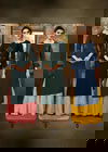 4Colours Zulfat Fancy Casual Wear Rayon Slub With Embroidery Work Kurti With Bottom Collection